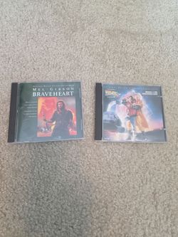 Braveheart & Back to the Future II Soundtrack CDs