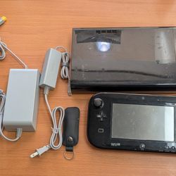 Black Nintendo Wii U NTSC-J Japanese 32 GB Console With Gamepad