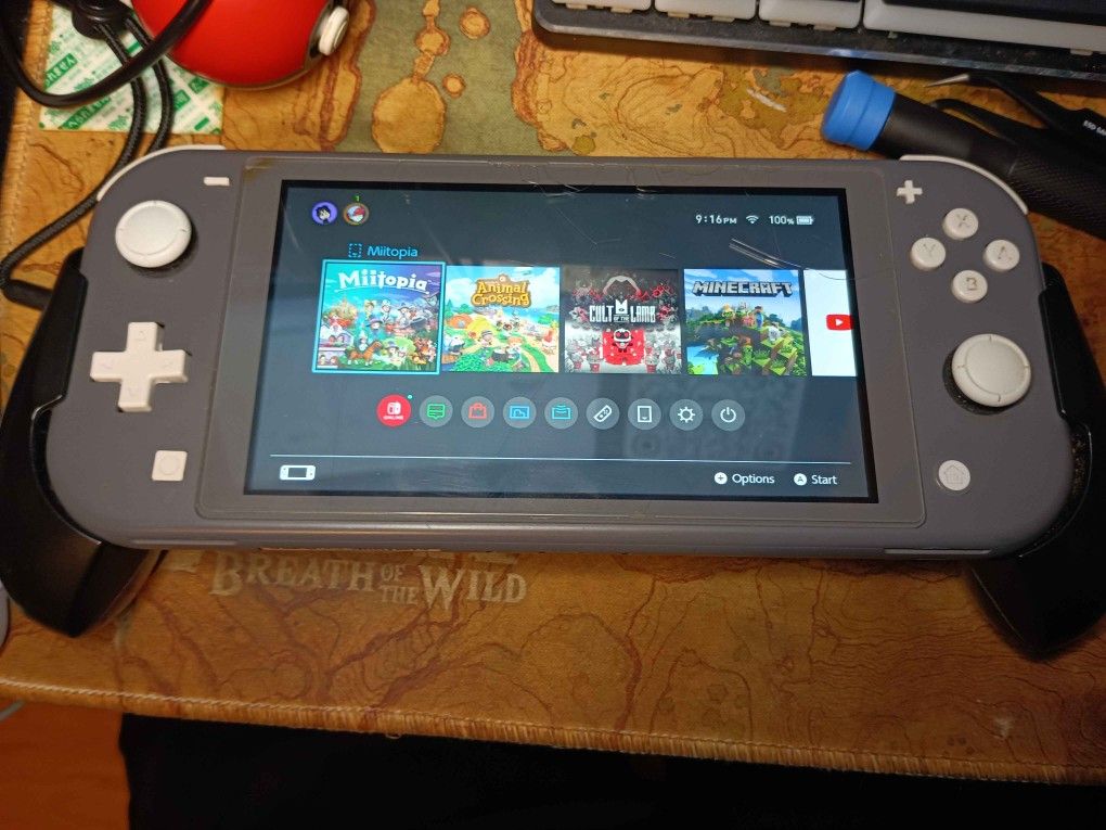 Damaged Nintendo Switch Lite