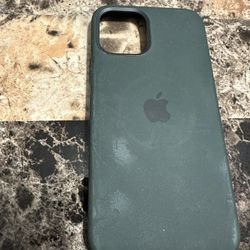 iPhone 12 Silicone Case, Green