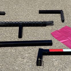 Truck Bed Hitch Extender Adjustable Extension Rack w/Flag