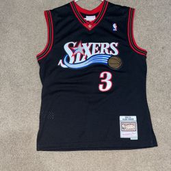 ALLEN IVERSON 2000-2001 Away 76ers Hardwood Classics Jersey 