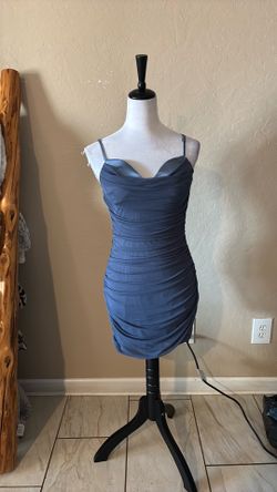 Dark blue dress