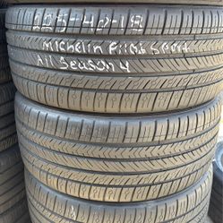 Set Of Tires (4) 225-40-18 Michelin Pilot Sport All Season 4