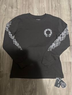 Grey chrome hearts long sleeve