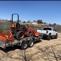 Grading, Leveling Moving Yard Work. Dumping Too