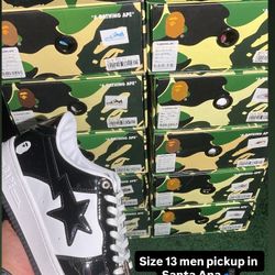 Bapesta Black & White