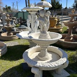 New Water Fountain Made Out Of Cement Perfect Gift 💝 