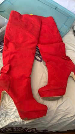 Sexy red boot size 11