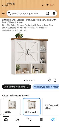 Bathroom Wall Cabinet