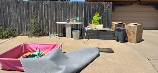 Sandbox boxes trash can vases 2001 Geraldine st midland Texas all free come take !! All is still here
