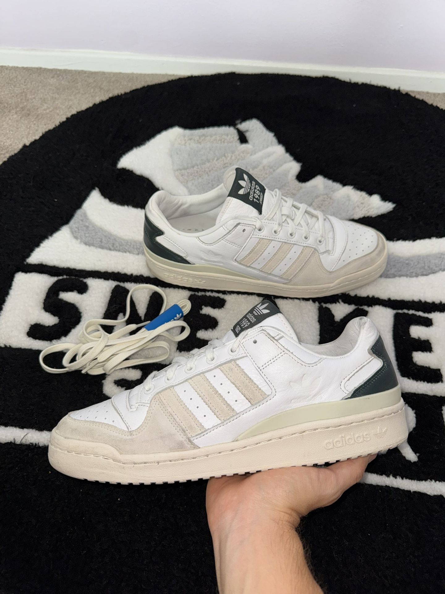 Adidas Kith x Forum Low Classics Program - White Green (Size 10.5)