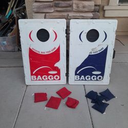 2 Baggo Corn Hole Boards With 8 Bags Included 