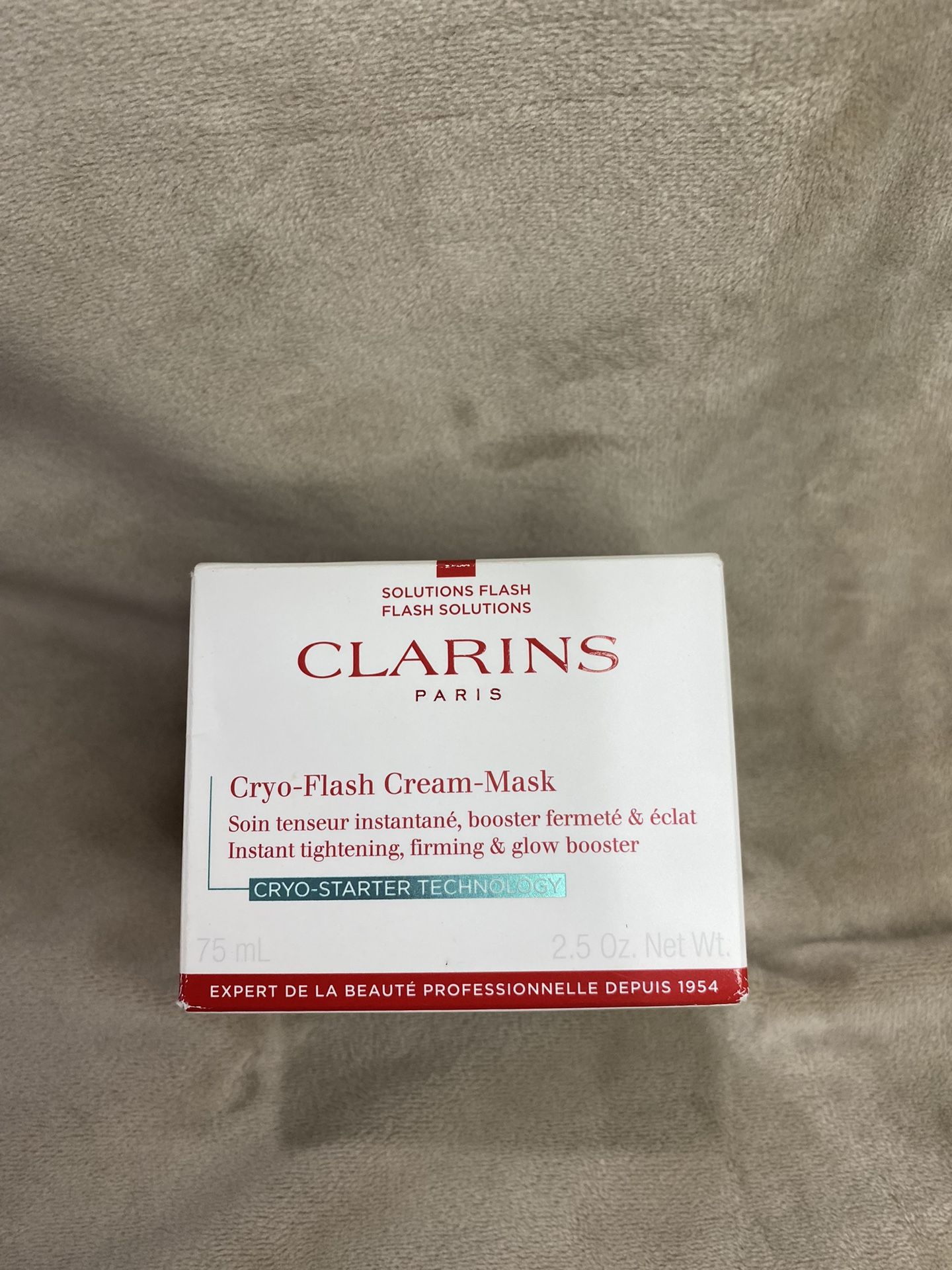 Clarins Cryo-Flash Face Mask | Visible Lift Effect in 10 Minutes* | Visibly Minimizes Pores | Boosts Radiance | Pro Like Results | All Skin Types