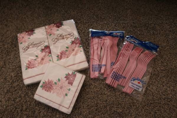 Holiday Party Table Items