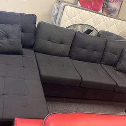 Brand New Sectional Couch With Cup Holders In Original box
