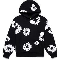 *100% AUTHENTIC* Black Denim Tears Cotton Wreath Hoodie Size Small With receipt *100% AUTHENTIC*