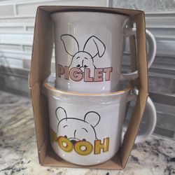 Pooh and Piglet Mug set