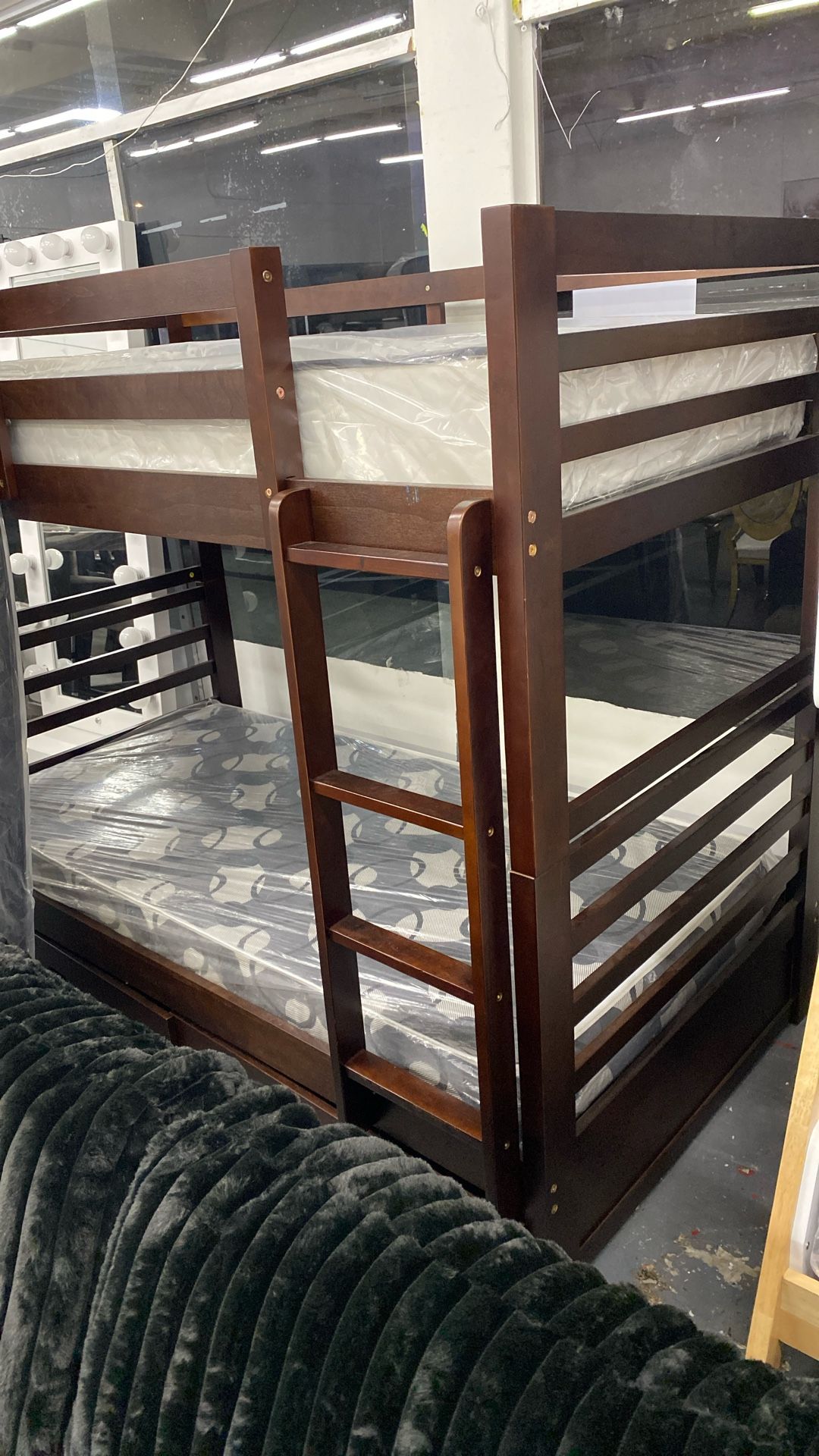 Twin Twin Bunkbed With Storage Drawers $499 Must sell Can Deliver 4 Colors Available. In Stock Today