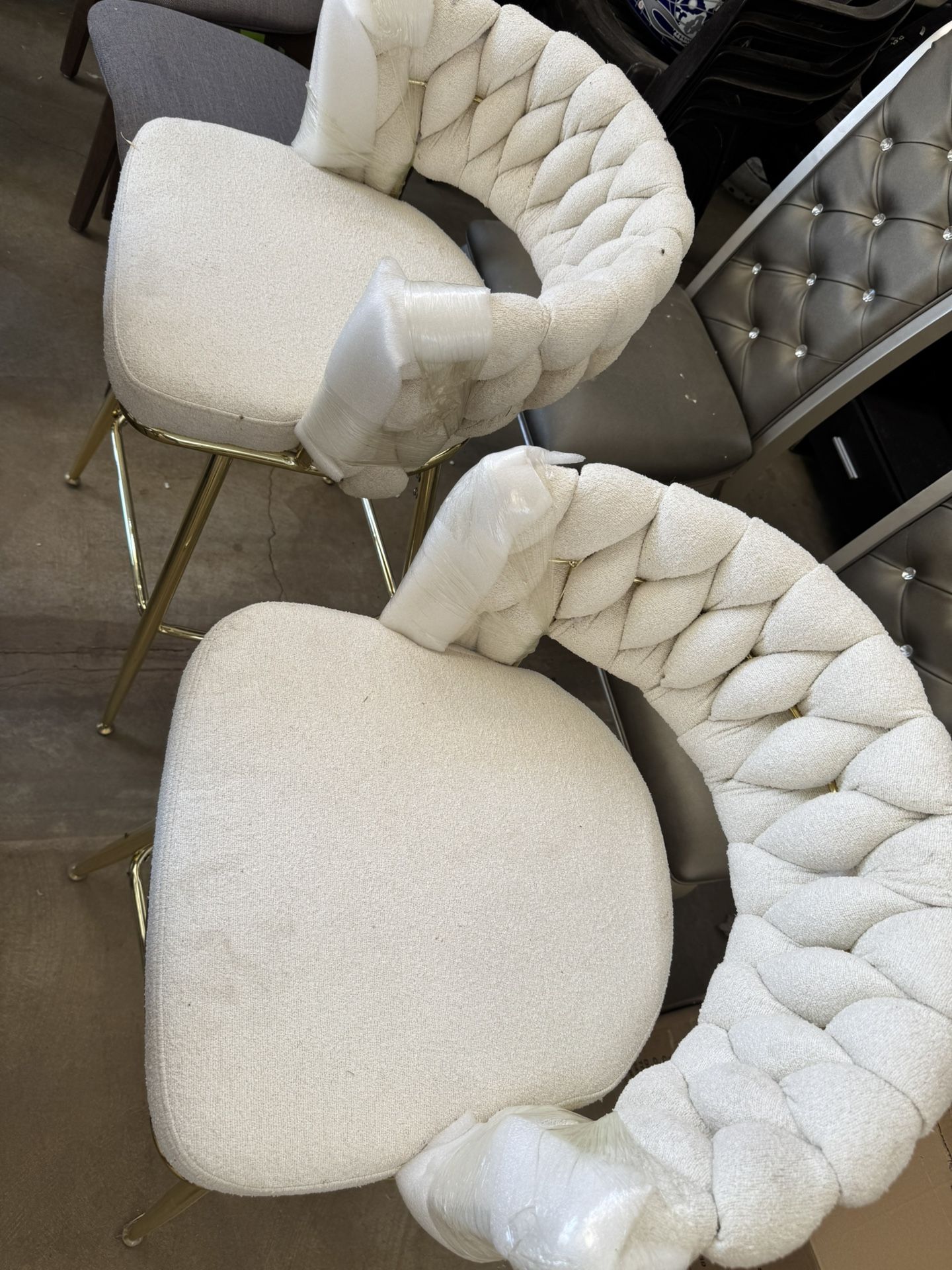White Bar Stools