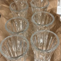 8 Used Glasses For Malts, Milkshakes, Etc.