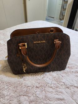 Michael Kors Crossbody Handbag Brown Logo