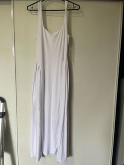 White stretchy dress