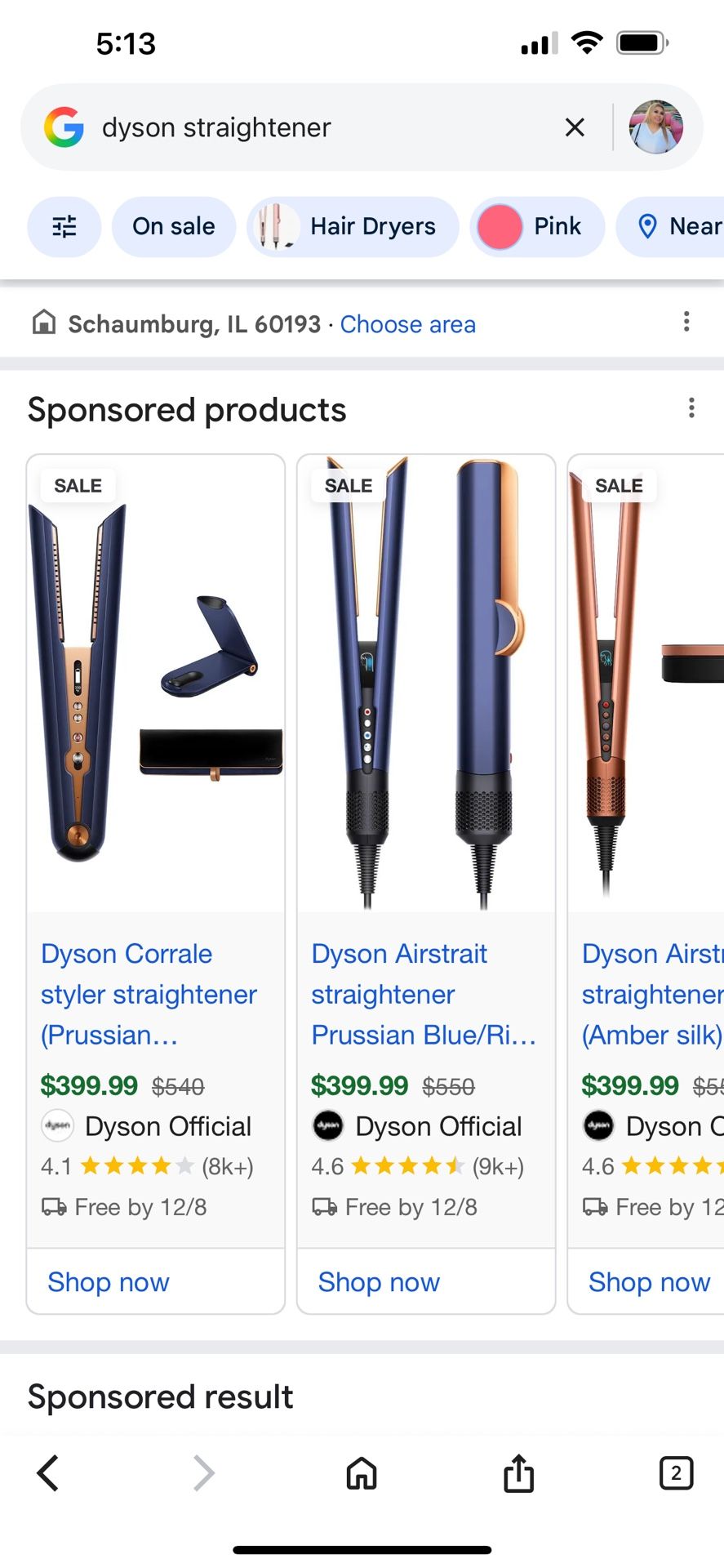 Dyson Straightener