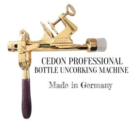 Vintage Cedon Professional Counter Mount Wine Opener Gold Plated Germany Vtg