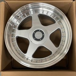 New 18 Inch OZ Futura Style Rims Wheels 18x9.5 +38 (5x114.3)  5x114.3 Fits Most Toyota Scion Lexus Subaru Infiniti Tesla Mustang G35 Q50 Q60 G37 300ZX