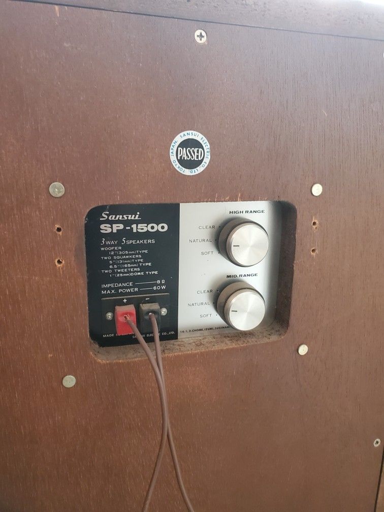 Sansui Speakers Sp 1500 for Sale in Las Vegas, NV OfferUp