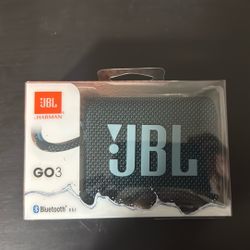JBL GO3 Wireless Portable Bluetooth Speaker - Waterproof & Dustproof - Blue