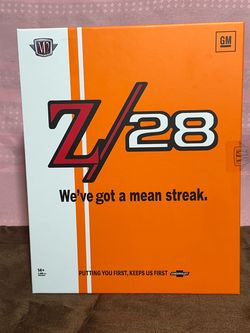 Walmart exclusive M2 Machines 1969 Chevrolet Camaro Z/28 Shadowbox Manual Book