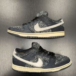 Size 10 Nike SB Dunk PRO Warmth Pack Black White Grey Wool Sweater 685174-005
