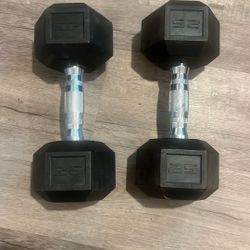 25lbs Dumbbells 