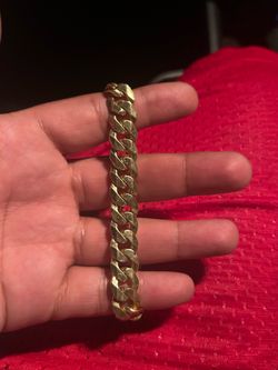 14k gold Cuban bracelet