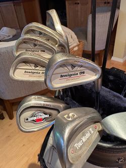 Full Set of Men's Golf Clubs with Cart Bag