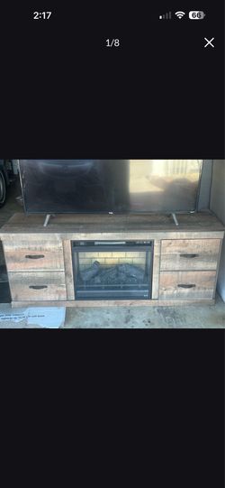 Fireplace TV Console