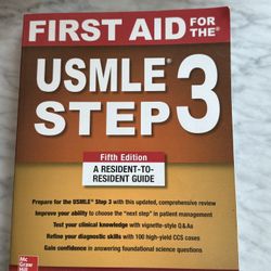 First Aid for the USMLE Step 3, Fifth Edition 