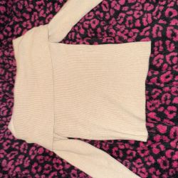 Fold over sweater never worn