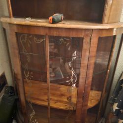 Antique Courier Cabinet 