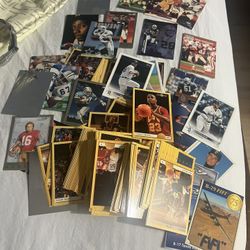 Bunch Of Old Sports Cards 