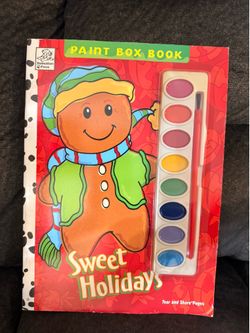 New Sweet Holidays Paint Box Book