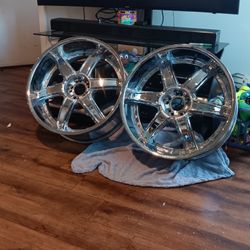 4 22 Inch Chrome  Rims