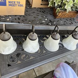 Four-Light Bathroom Fixture