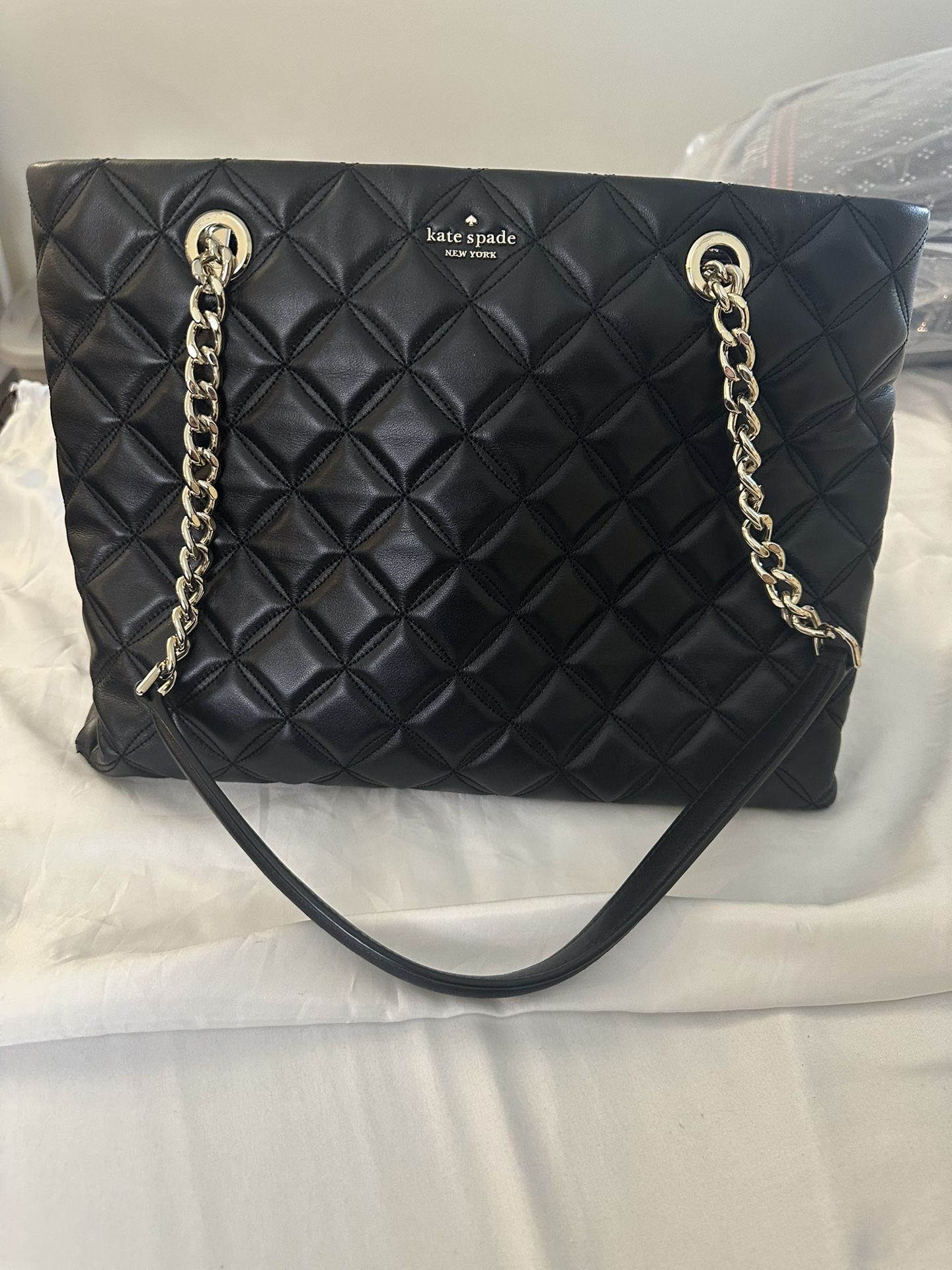 Kate Spade Quilted Tore Purse Leather