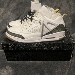 Jordan Spizike Joint Mens Size 13 Shoes White Metallic Gold