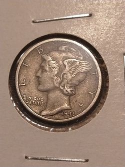 1943D Winged Liberty (Mercury) Silver Dime