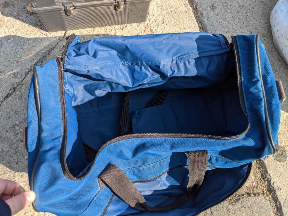 Blue Duffle Bag