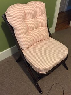 Chair Pink & White Stripe